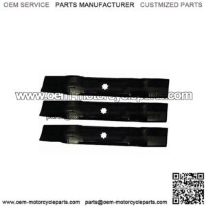 3 Pack - 330-445 Hi-Lift Blades John Deere LA130, LA140, LA145, LA165 48"