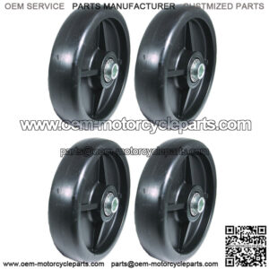 AM107561 Set of Four Deck Wheels Fits John Deere 48" 54" 60" 72" Decks