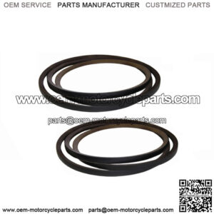 (2) Deck Belts Fits Toro LX420 2006 112-5800 Fits MTD RZT-42 and 13AX605G755