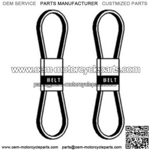 2PK V Belt Fits Toro 106-7350 Z Master Z500 Mowers