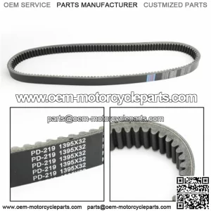Drive Belt for John Deere Gator TX/TH 675cc 854cc 2017-2018 M-Gator 2017 E (For: More than one vehicle)