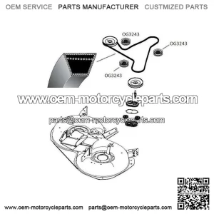 McCulloch Husqvarna blade drive belt