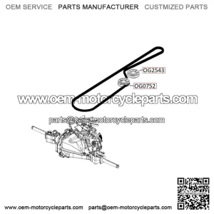 Travel belt Husqvarna YTH2042