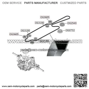 McCulloch M125-97TC drive belt