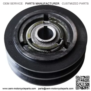 25.4mm 1" centrifugal clutch Double 'B' profile 138mm V pulley 19hp 2B138-25.4-54mm (Black)