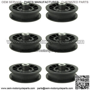 (6) Flat Idler Pulley Fits Husqvarna C20H42YT PB19H42LT PB19H42YT PB195H46YT