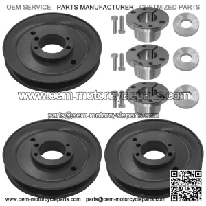 Deck Spindle Pulley with Split Tapered Kit for Wright WS Stand Stander - Part #71460145