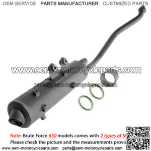 Exhaust Muffler W/Gasket For Kawasaki Brute Force 650 KVF650E KVF650 E 4X4 05-09 (For: Kawasaki)