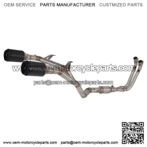 Exhaust Header Pipe For CF-Moto 450SR 450NK 450SS 2022-2024 Dual Carbon Slip on