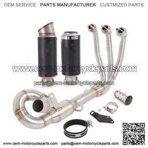 For CFMOTO 675SR 2024 2025 Whole Exhaust System Header Pipe Muffler Silencer Tip