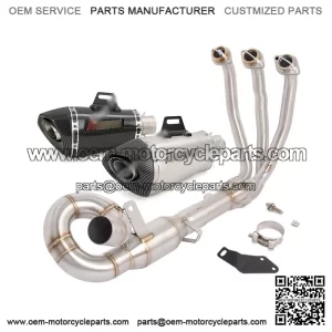 51mm Exhaust Muffler Header Link Pipe Slip On System For CFMOTO 675SR 2024 2025