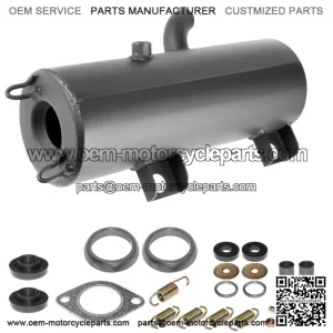 Polaris Scrambler 500 4X4/2X4 2000-2004 Exhaust Muffler Silencer Kit