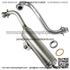 Exhaust Muffler Kit Replacement for Yamaha Kodiak 700 YFM700 Hunter/Special 4x4 EPS (2016-2023)