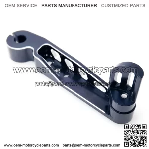 Black GY6 modified foot start lever