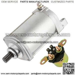 Starter & Solenoid for Bombardier Can Am Outlander 400 MAX 2004 2005 2006