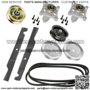 46" Deck Spindles Blade Belt Pulley Kit for Husqvarna YTH20K46 YTH22V46 YTH21K46