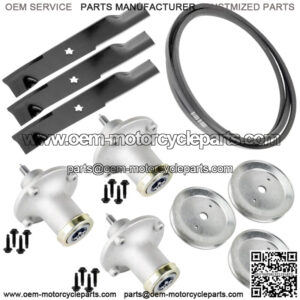 Spindle Blade Belt 48" Deck Kit For Husqvarna EZ4819 EZ4822 539112170 510201101