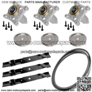 Spindle Blade Belt 54" Deck Kit for Husqvarna Z4219 Z4824 532187292 510201101