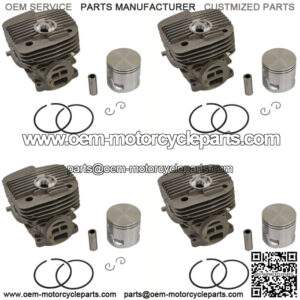 (4) Cylinder & Piston Kits 544935602 Fits Husqvarna Models K960 K970