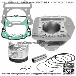 Cast Aluminium Engine Cylinder Piston Kit for Kawasaki Bayou 300 KLF300B 89-2004