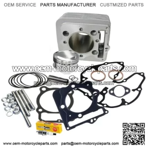 400EX 400X 87mm Big Bore Kit +2 Cylinder Piston 416cc Top End Rebuild Parts Kit