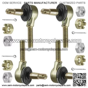 2 Sets Of Tie Rod End Kit for Suzuki LTZ400 LT-Z400 Quadsport 2003-2004