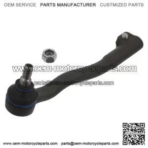 BMW E38 1994-2001 Front Left Black Steel Tie Rod End - 32211141345