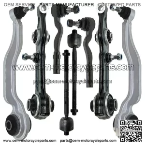 MERCEDES E-CLASS W211 Control Arm + Tie Rod Ends Complete Set