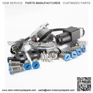 Lock Set Complete for Loncin LX500-J,Voge 500DS Euro 5 LX500-J-E5 CMPO Black