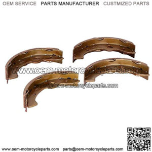 Golf Cart Brake Shoes for EZGO TXT (1997-2009.5)/ RXV Gas 2008-Up/Yamaha G14, G16, G19, G22 1994-2006/ Workhorse 1996+ 27943G01, 27945G01, 70794G01, 70795G01 - (4 Short)