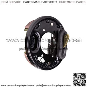 Golf Cart Brake Assembly Improve Brake Sensitivity, Driving Stability and Safety Which is for EZGO TXT RXV & Yamaha G14-G22, with Brake Shoes Large Friction Coefficient, Shorten Braking Distance