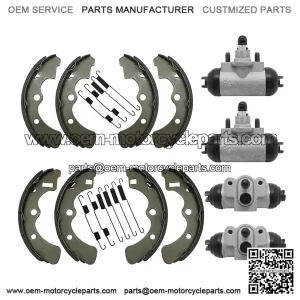 Wheel Cylinder Brake Shoe Front Rear All for Kawasaki Mule 2520 2510 2500 2030 2020 2010 1000 Diesel KAF450 KAF540 KAF620 KAF950 1988-2000 43092-1053 43092-1054 41048-1078 41048-1079