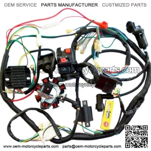 ATV Electric Wiring Harness Wire Go kart 150cc 200cc 250CC Engine Taotao Kazuma