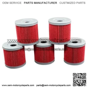 5x Oil Filter For Suzuki LTZ400 LT-Z400 Quadsport 2003 2004 2005 2006 2007-2009