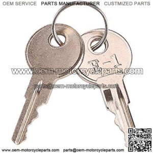 Universal Golf Cart Ignition Keys for EZGO 1982-up Electric and Gas, 2 PCS, OEM# 17063-G1 605946 611282 606993 609680 609692