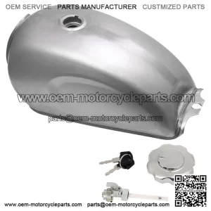 Motorcycle Fuel Gas Tank for CFMOTO Mandrill Cafe Racer Scrambler 2.4 Gallon 9L