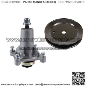 2PK Spindle Assembly 187292 w/ Pulley 153535 Fits Husqvarna 532 42" 48" Deck