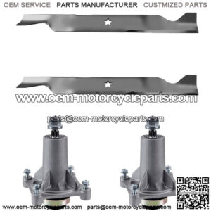 Blades & Spindles Kit for 46" Fits Husqvarna YTH21K46 532192870, 532 40 53-80, 1