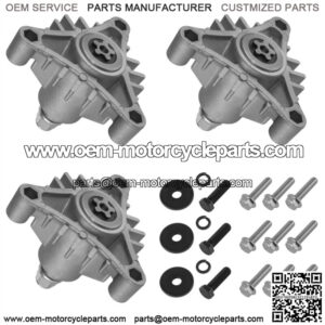 3X Spindle Assembly For Husqvarna 532143651 143651 532137152 46" 50" Decks Mandr