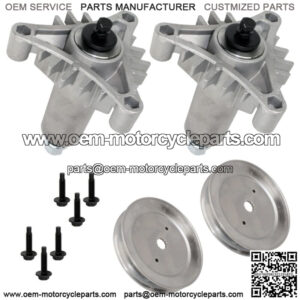 2 Spindle Assembly Pulley For Husqvarna LTH140 LTH145 LTH1542 LTH1742 18542 2042