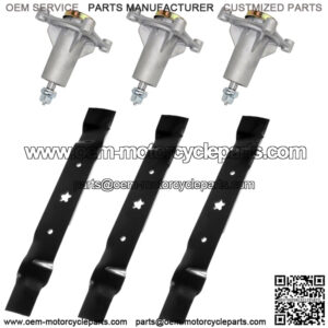 54" Deck Spindles Blades Rebuild Kit for Husqvarna GTH2554 GTH2754 54" Deck