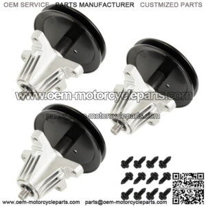 3 Spindle Assembly fits MTD Husqvarna 918-06989 91806989 618-06989 61806989
