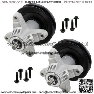 2 Spindle Assembly W/Bolt for MTD Cub Cadet 618-04474 618-04474A 618-04474B