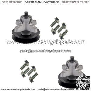 2 Set Spindle Assemblies w/Pulley fit MTD Fits Cub Cadet 918-0574 618-0574