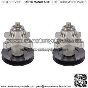 2x Spindle Assembly Fits Cub Cadet 618-04126 918-04125B 918-04126B 3/8