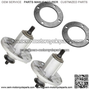 2 Spindle Assembly with Rings for John Deere X300 X300R X304 Z225 Z245 Ez Mowers