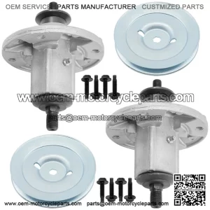 42' Deck Spindle & Pulley for John Deere X300 X304 X324 X360 M152545 AM137483