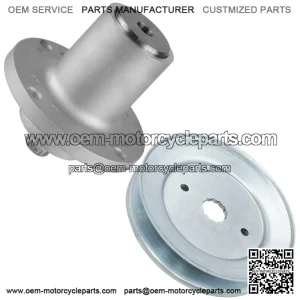 607418 601804 604664 54" Deck Spindle w/ 5.78" OD Pulley for Hustler Raptor SD