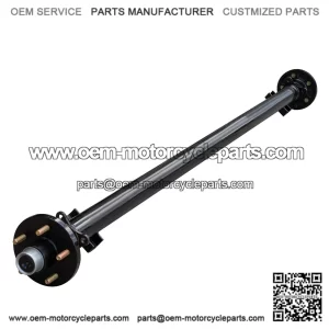 3.5K TK Trailer Axle ?C 3500 lb Idler 5-Lug Dexter-Compatible Axle ?C 61" Hubface, 46" Spring Center ?C 5x5 Bolt Pattern