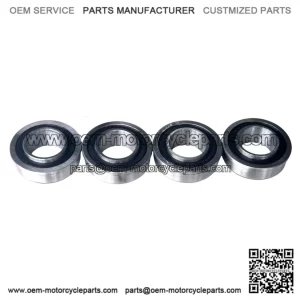 4PCS Front Wheel Bushing to Bearing Conversion Kit Replaces Craftsman, Sears, AYP, Poulan, 9040H - 9040-H - OEM Upgrade - Bearing